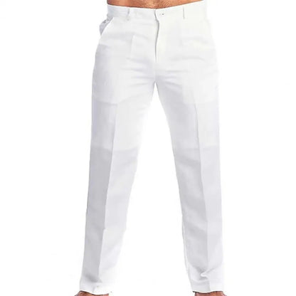 2023 masculino suporte bolso casual calças de linho sólido branco cinza plus size 3xl masculino elegante moda moletom masculino streetwear