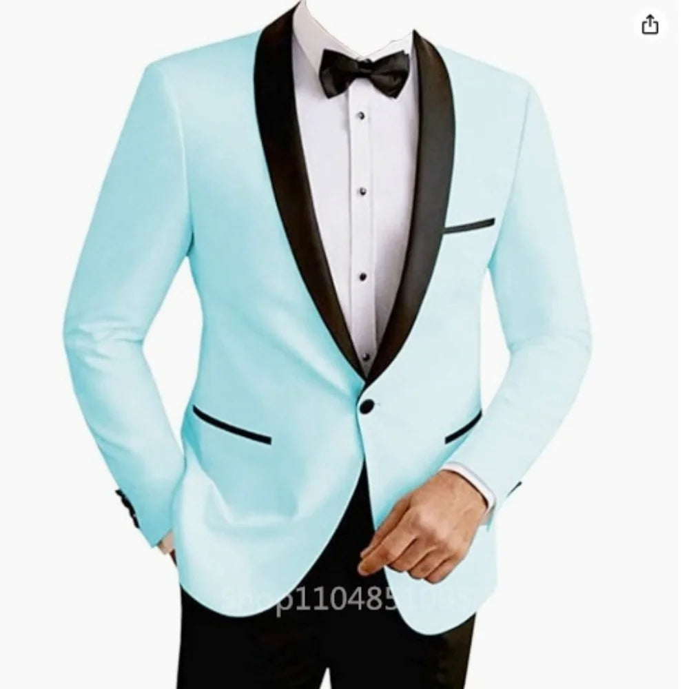 Casual sólido masculino blazer fino ajuste noivo terno de casamento jaqueta moda melhor homem jantar smoking casaco para negócios