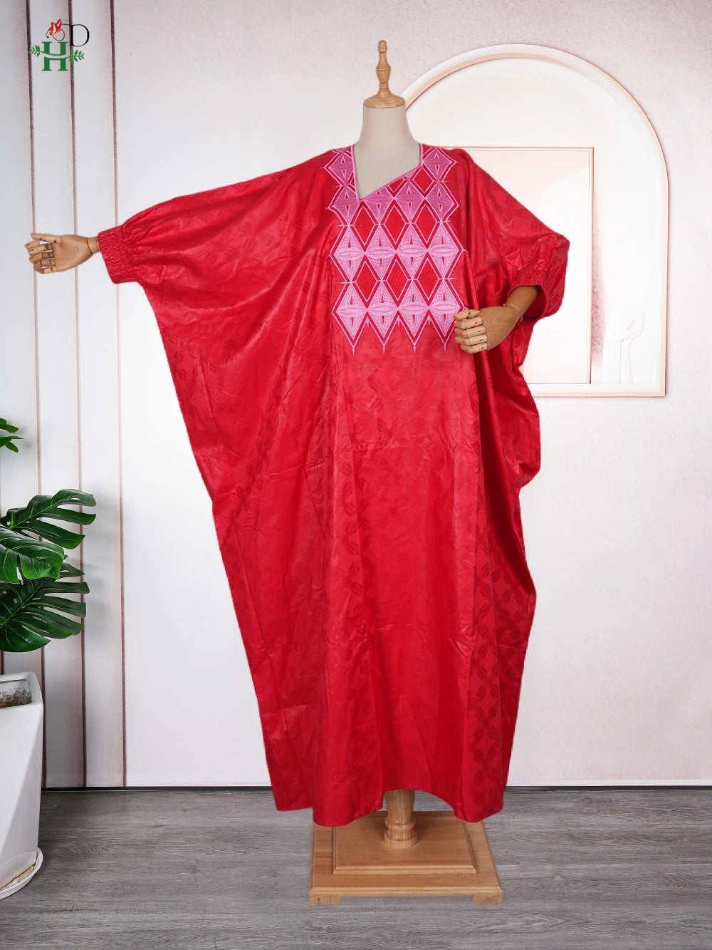 Roupas Africanas H&D para Homens, Conjuntos Tradicionais Agbada 3 Peças, Bordado Bazin Riche, Trajes de Casamento para Casais, Trajes Femininos Boubo