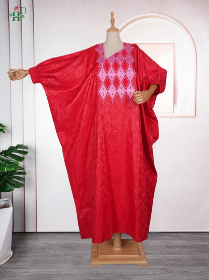 Roupas Africanas H&D para Homens, Conjuntos Tradicionais Agbada 3 Peças, Bordado Bazin Riche, Trajes de Casamento para Casais, Trajes Femininos Boubo
