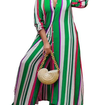 2023 outono primavera africano feminino manga longa com decote em v poliéster 2 peça superior calça longa conjuntos de correspondência XL-5XL roupas africanas femininas