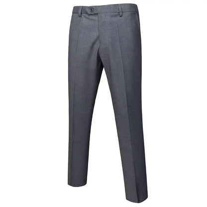 Calças de Terno Masculino M-6XL, Moda Boutique, Cor Sólida, Formal, para Negócios, Noivo, Casamento, Casual