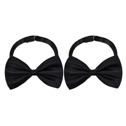 Gravatas borboleta para homens, festa de casamento, gravata borboleta preta, gravata clássica ajustável, gravata borboleta de casamento, 1-3 peças