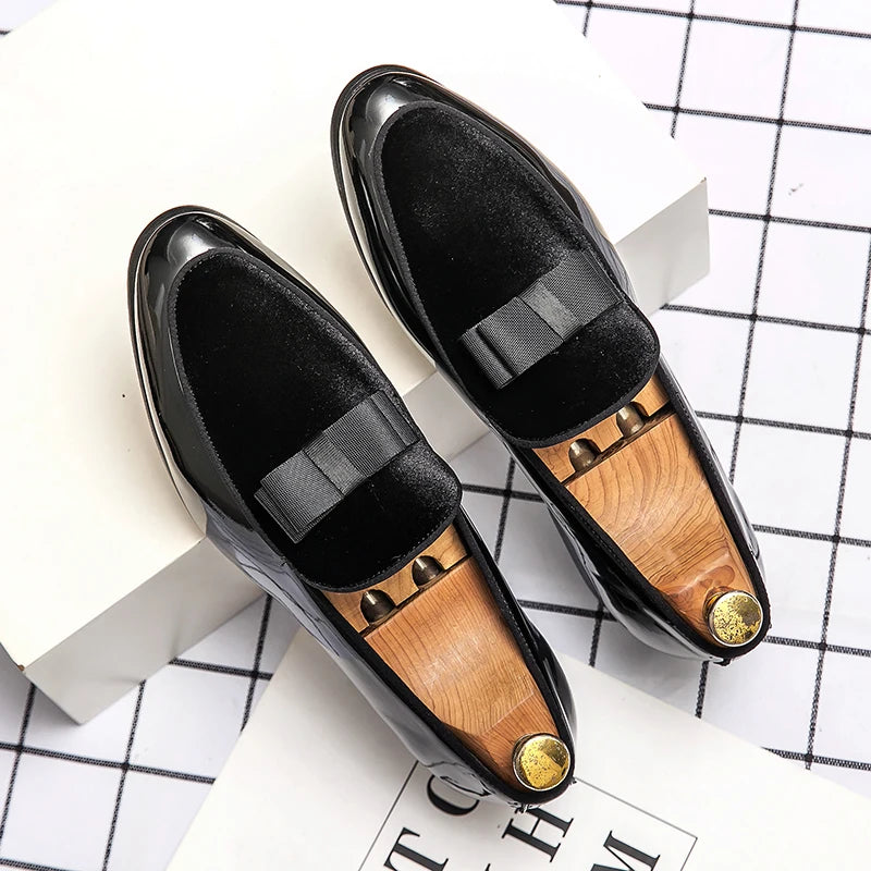 Novos sapatos de vestido de couro sombra moda luxo do noivo sapatos de casamento dos homens de luxo estilo italiano oxford sapatos tamanho grande 48