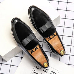 Novos sapatos de vestido de couro sombra moda luxo do noivo sapatos de casamento dos homens de luxo estilo italiano oxford sapatos tamanho grande 48