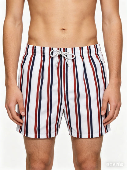 Shorts de Verão Oversized com Estampa de Letras e Design Moderno para Homens e Mulheres - Estilo Americano Casual e Streetwear Diário