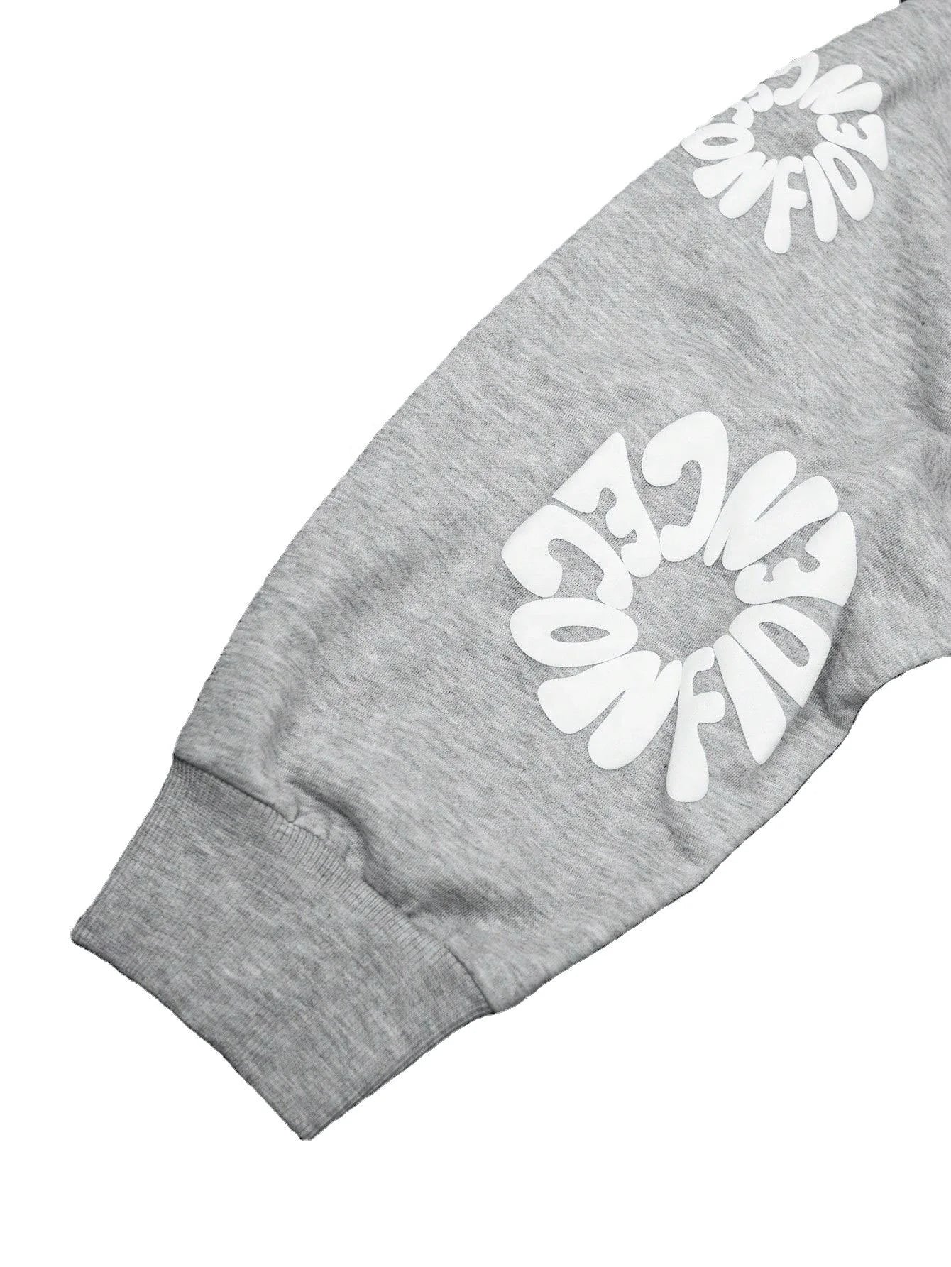 Moletom com Capuz e Estampa em Relevo (Puff Print) – Tecido Grosso (Heavyweight Fleece) – Estilo Urban Streetwear – Casual para o Inverno