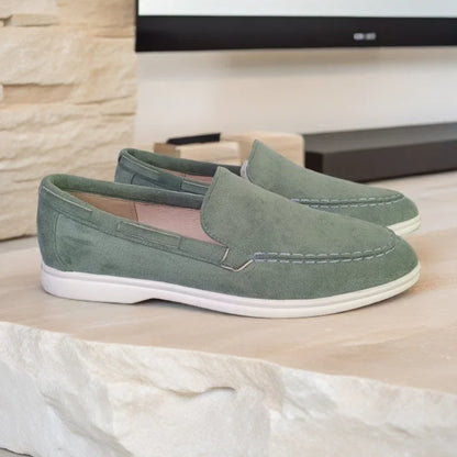 Male Classic Brand Suede Leather Loafers Men Casual Shoes Luxury Mens Breathable Slip on Driving Shoes Moccasins