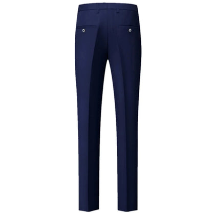 Casual negócios masculino elástico fino ajuste jovem estilo britânico calças compridas para homens moda versão coreana calças compridas
