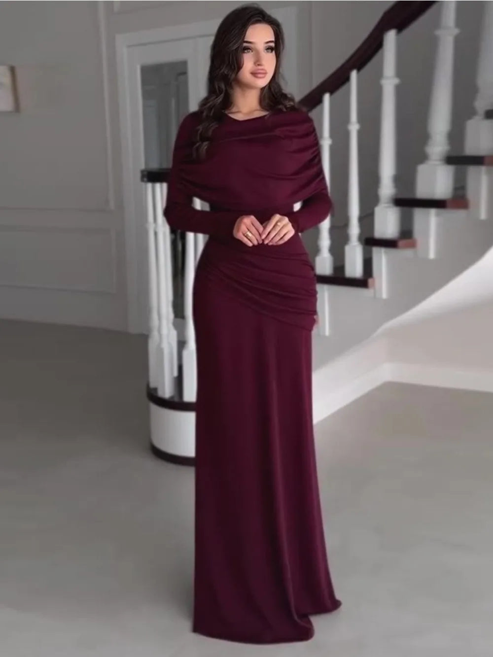 Eid vestido feminino abaya muçulmano plissado vestidos de festa jalabiya ramadan dubai sólido fino ajuste vestidos largos árabe longo robe 2026