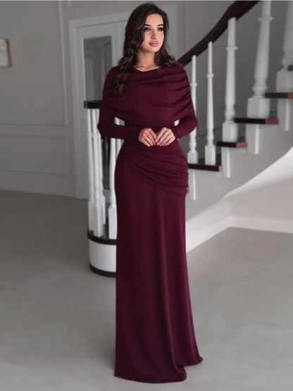Eid vestido feminino abaya muçulmano plissado vestidos de festa jalabiya ramadan dubai sólido fino ajuste vestidos largos árabe longo robe 2026