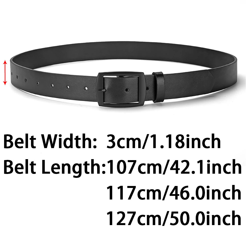 Novo cinto de luxo masculino em couro PU com fivela de metal, de alta qualidade, de marca famosa e com design exclusivo. Ideal para usar com calças jeans e tamanhos grandes.