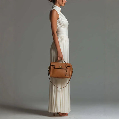 Elegant Stand Collar Zipper Pleated Jumpsuit Women's Solid High Waist Wide Leg Romper Summer Sleeveless Vacation Overalls