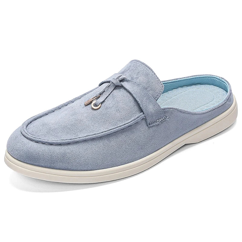 Mocassins masculinos de verão, confortáveis, casuais, para usar ao ar livre, sandálias leves para caminhada.