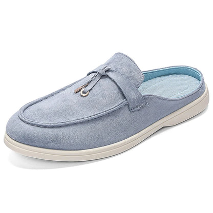 Mocassins masculinos de verão, confortáveis, casuais, para usar ao ar livre, sandálias leves para caminhada.