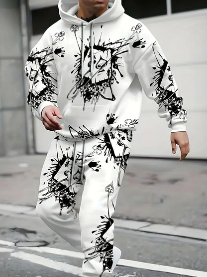 2025 Haha joker 3D Print Sweatshirt Hoodies Y2K Fashion Men's Clothing Tracksuit two-piece Set Sweatshirt Suit 2 Pac Set