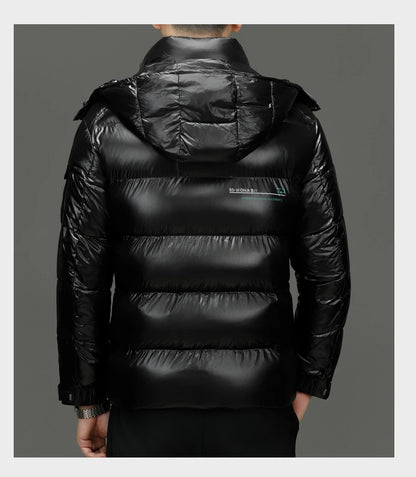 Jaqueta Masculina de Inverno 2026 Nova Chegada com Capuz, Jaquetas de Algodão Estilo Sill, Parkas Masculinas da Moda Grossas e Quentes, Casaco Masculino de Inverno Impermeável