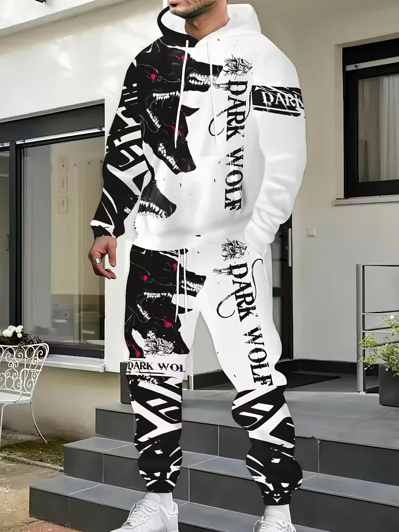 Camouflage Hunting Animal Hoodie Pants Suit 3D Print Men Women High Quality Jogging Tracksuit Outfits Men's Clothing 2Piece Sets