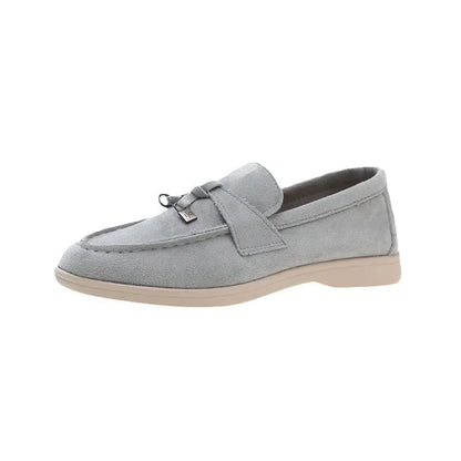 Salto baixo dedo do pé redondo veludo confortável sapatos planos estilo retro primavera nova chegada tamanho grande calçados casuais para adultos