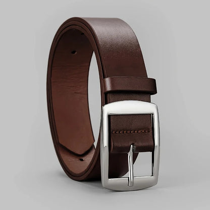 Novo cinto de luxo masculino em couro PU com fivela de metal, de alta qualidade, de marca famosa e com design exclusivo. Ideal para usar com calças jeans e tamanhos grandes.