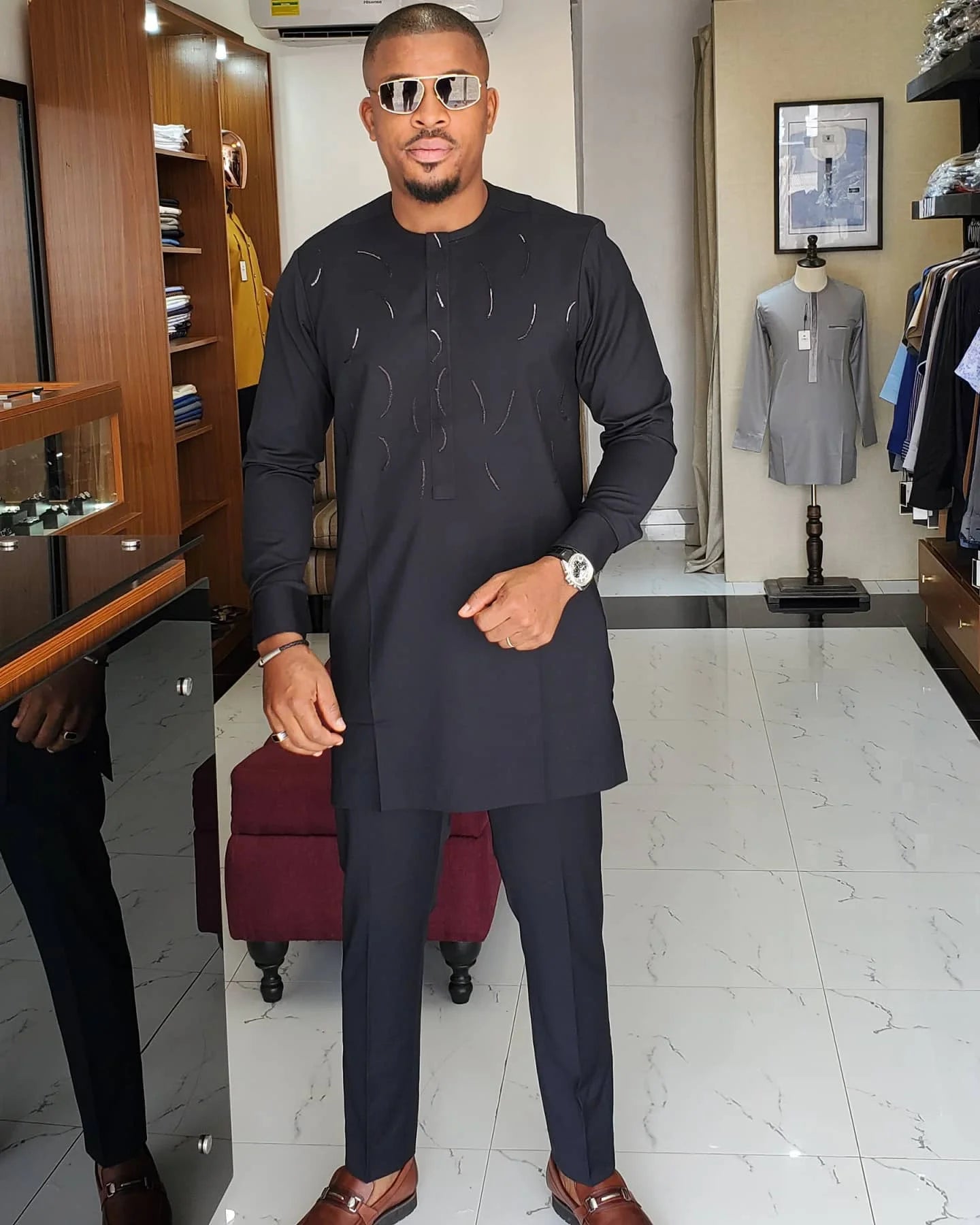 Novo Terno Masculino 2025, Bolso Branco, Conjunto de 2 Peças, Terno Casual de Luxo para Casamento, Estilo Tradicional Africano de Minorias Étnicas