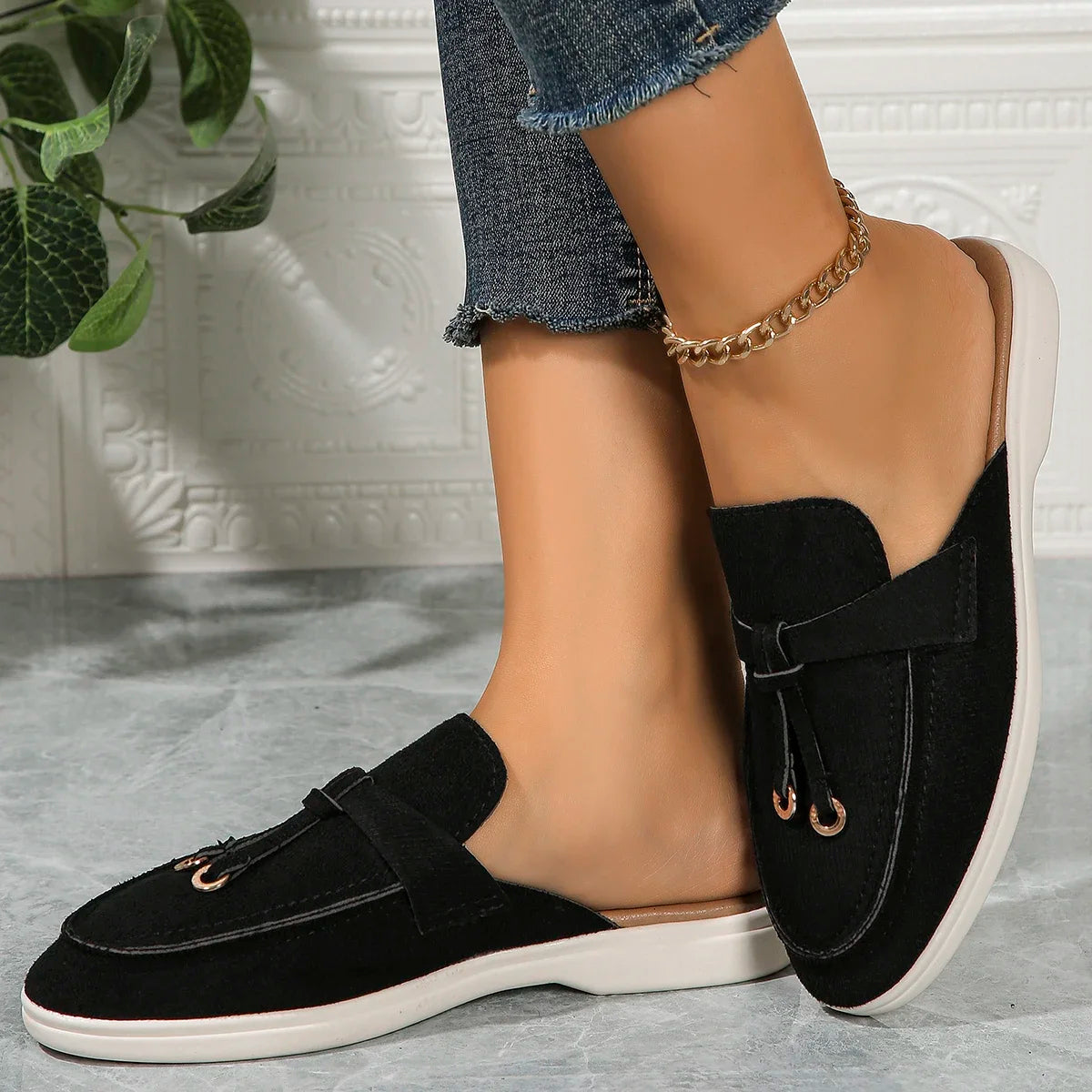 Sapatilhas femininas vulcanizadas, sapatos casuais planos, sapatos de enfiar, tênis de caminhada, chinelos femininos, plus size 42, novo, 2022