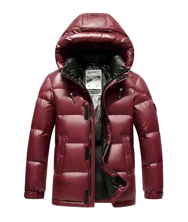 Jaqueta de inverno 2026, novidade, jaquetas de algodão tipo Sill para homens, parkas masculinas da moda, grossas e quentes, casaco impermeável masculino, tamanho M-4XL