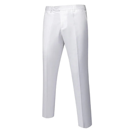 15 cores novo negócio casual terno calças dos homens sólido escritório formal calças dos homens estilo clássico terno calças compridas plus size