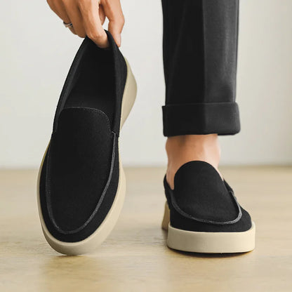 Nova Moda Masculina, Simples e Moderna para Primavera e Outono 2026, Sapatos Casuais Masculinos com Design de Loafers, Tamanhos 39-45, Calçados para Homens