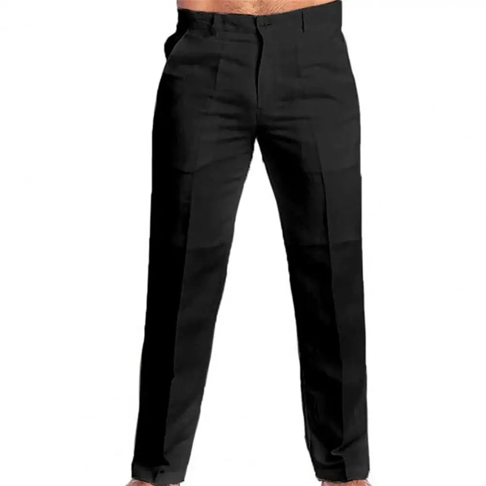 2023 masculino suporte bolso casual calças de linho sólido branco cinza plus size 3xl masculino elegante moda moletom masculino streetwear