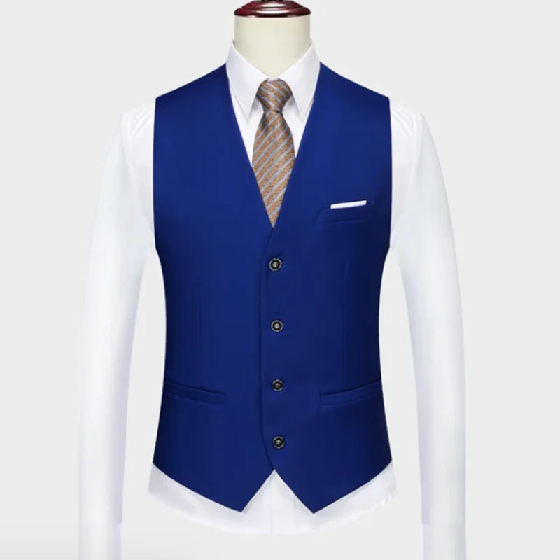 2025 New Men's Business Casual Suit for Weddings Male Solid Colour Formal Suit Sets Men Prom Party Tuxedo Dress