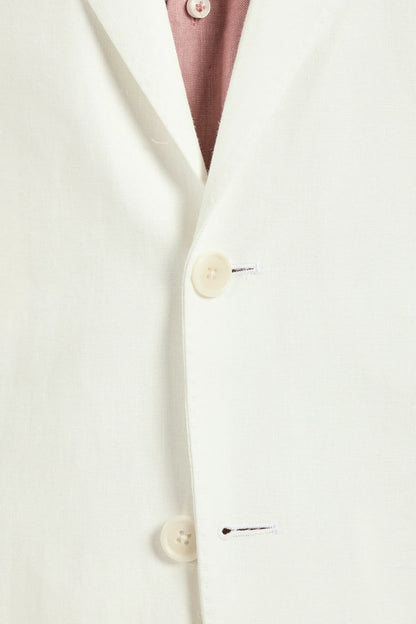 White linen jacket - Made in Italy