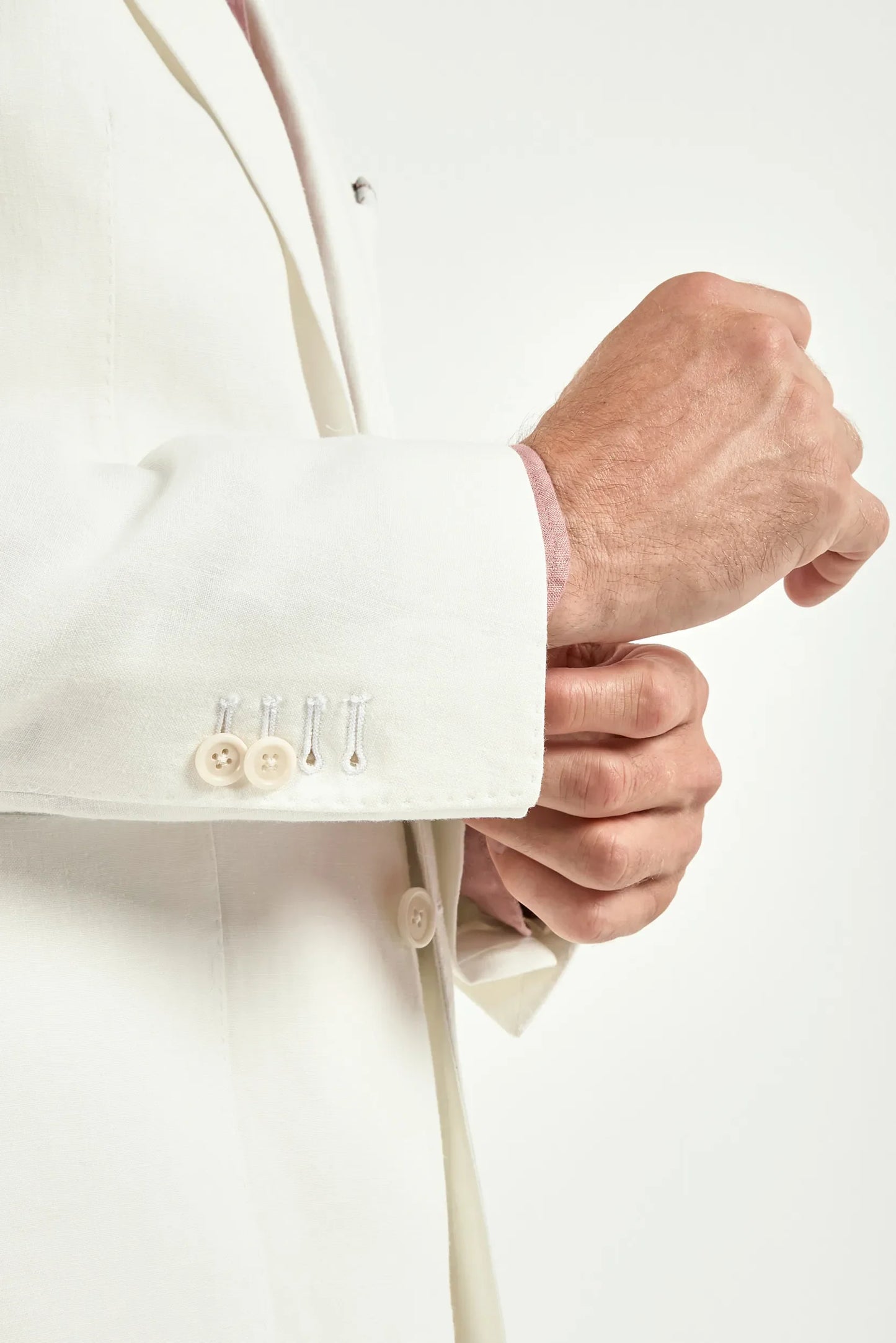 White linen jacket - Made in Italy