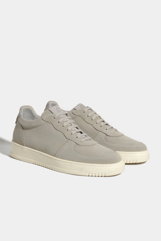 Beige suede sneakers - Made in Italy