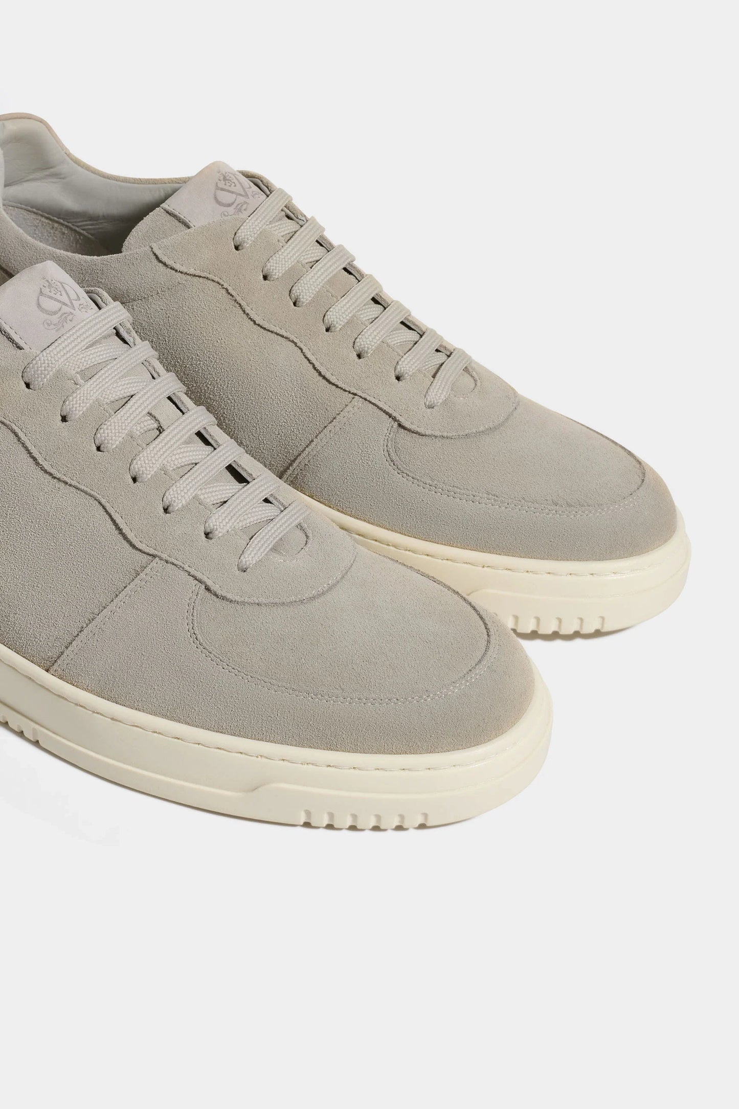 Beige suede sneakers - Made in Italy