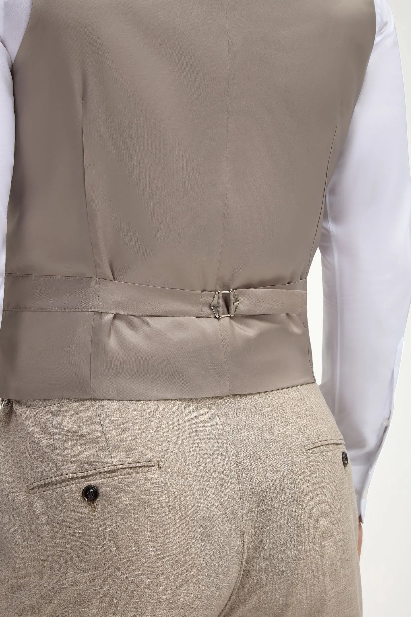 Beige waistcoat - Made in Italy