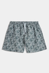 Green palm swimshorts - Made in Italy