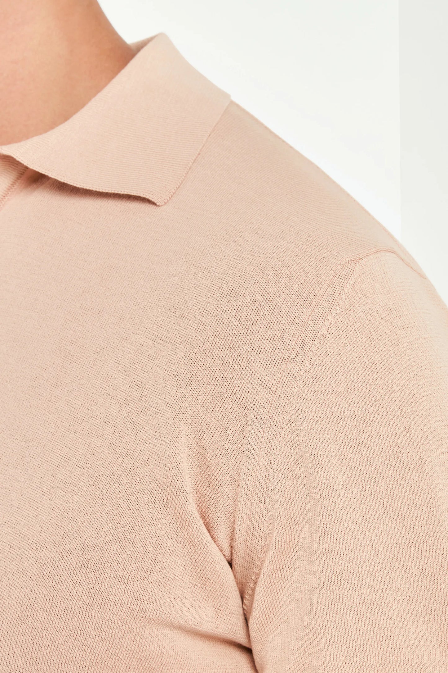 Peach polo - Made in Italy