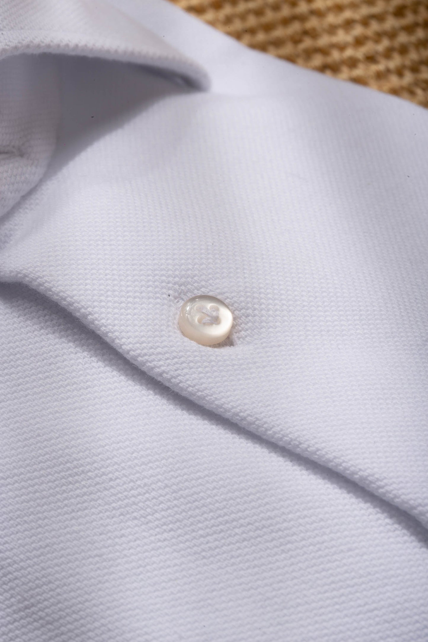 White polo shirt - Made in Italy