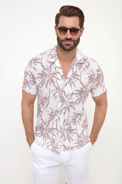 Rusty hawaiana shirt - Made in Italy