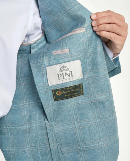 Light teal Neapolitan jacket - Made in Italy